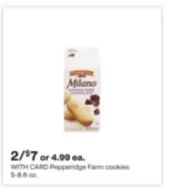 CVS Pepperidge Farm cookies 5-8.6 oz offer