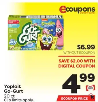 Weis Markets Yoplait Go-Gurt offer