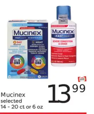 Weis Markets Mucinex offer