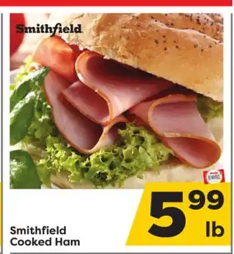 Weis Markets Smithfield Cooked Ham offer