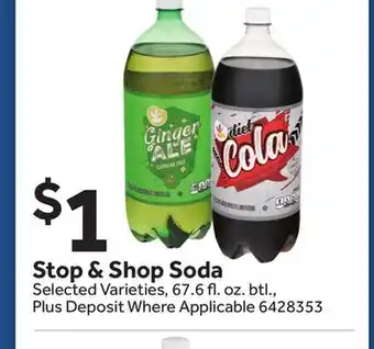 Stop&Shop Stop & Shop Soda offer