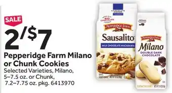 Stop&Shop Pepperidge Farm Milano or Chunk Cookies offer