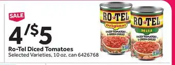 Stop&Shop Ro-Tel Diced Tomatoes offer