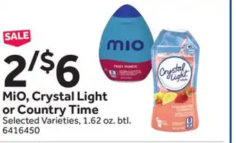 Stop&Shop MiO, Crystal Light or Country Time offer