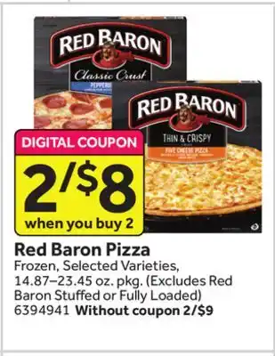 Stop&Shop Red Baron Pizza offer