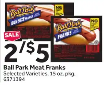 Stop&Shop Ball Park Meat Franks offer