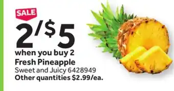 Stop&Shop Fresh Pineapple offer