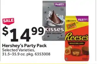 Stop&Shop Hershey's Party Pack offer
