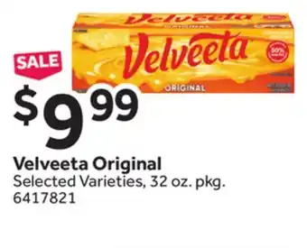 Stop&Shop Velveeta Original offer
