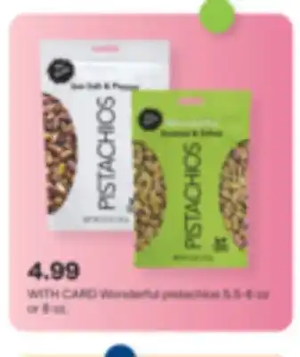 CVS Wonderful pistachios offer