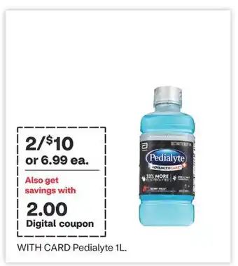 CVS Pedialyte 1L offer