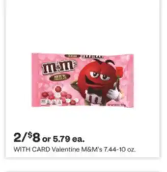 CVS Valentine M&M's 7.44-10 oz offer