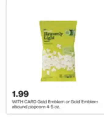 CVS Gold Emblem or Gold Emblem abound popcorn 4-5 oz offer