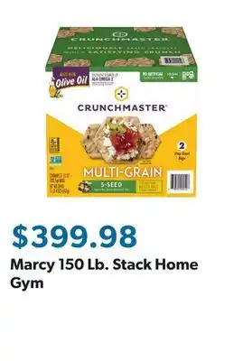 Sam's Club Marcy 150 Lb. Stack Home Gym offer