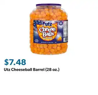 Utz Cheeseball Barrel (28 oz.)