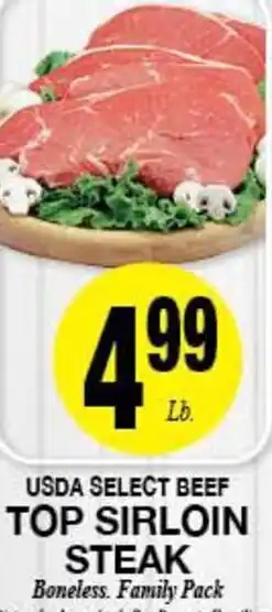 Arlan's Market TOP SIRLOIN STEAK offer