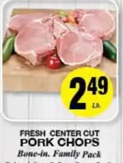 Arlan's Market FRESH CENTER CUT PORK CHOPS offer
