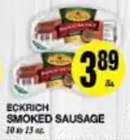 Arlan's Market ECKRICH SMOKED SAUSAGE offer