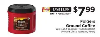ShopRite Ground Coffee offer
