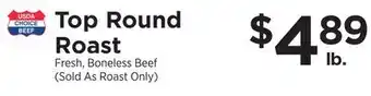 ShopRite Top Round Roast offer