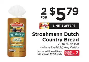 ShopRite Dutch Country Bread offer