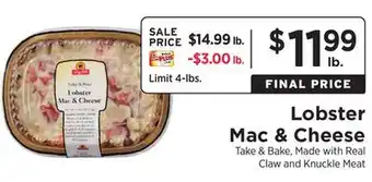 ShopRite Lobster Mac & Cheese offer