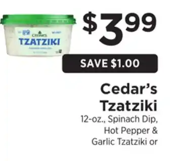 ShopRite Tzatziki offer