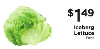 ShopRite Iceberg Lettuce offer