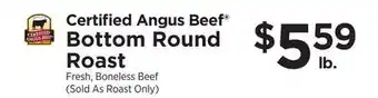 ShopRite Bottom Round Roast offer