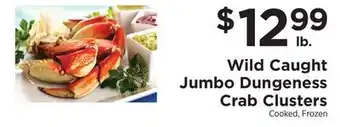 ShopRite Wild Caught Jumbo Dungeness Crab Clusters offer