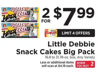 ShopRite Snack Cakes Big Pack offer