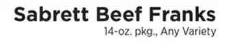 ShopRite Beef Franks offer