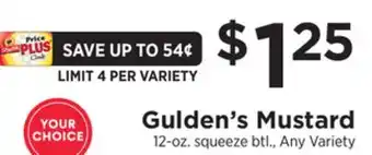 ShopRite Mustard offer