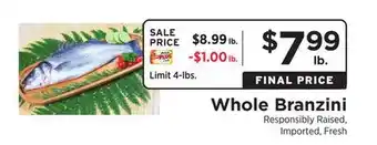 ShopRite Whole Branzini offer