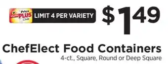ShopRite Food Containers offer