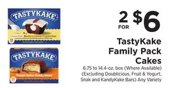 ShopRite Family Pack Cakes offer