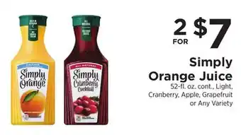 ShopRite Orange Juice offer