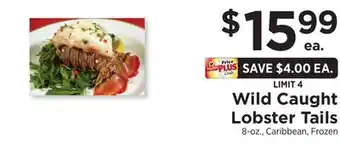 ShopRite Wild Caught Lobster Tails offer
