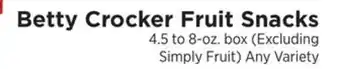 ShopRite Fruit Snacks offer