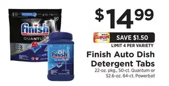 ShopRite Auto Dish Detergent Tabs offer