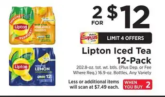 ShopRite Iced Tea 12-Pack offer