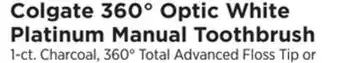 ShopRite 360° Optic White Platinum Manual Toothbrush offer
