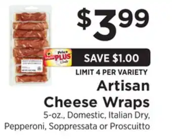 ShopRite Cheese Wraps offer