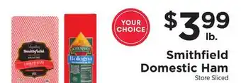 ShopRite Smithfield Domestic Ham offer