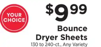 ShopRite Dryer Sheets offer