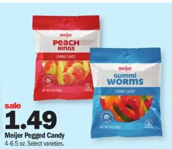 Meijer Meijer Pegged Candy offer