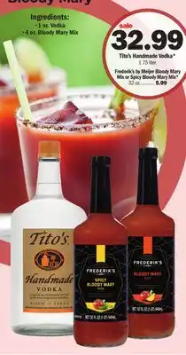 Meijer Tito's Handmade Vodka offer