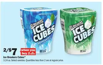 Meijer Ice Breakers Cubes offer