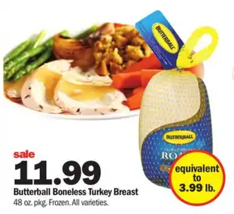 Meijer Butterball Boneless Turkey Breast offer