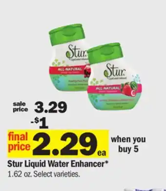 Meijer Stur Liquid Water Enhancer offer